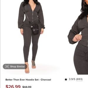 Brand new better than hoodie set